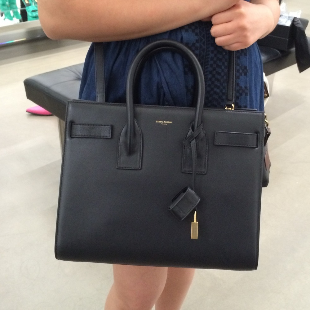 Saint Laurent Black Sac du jour (small)